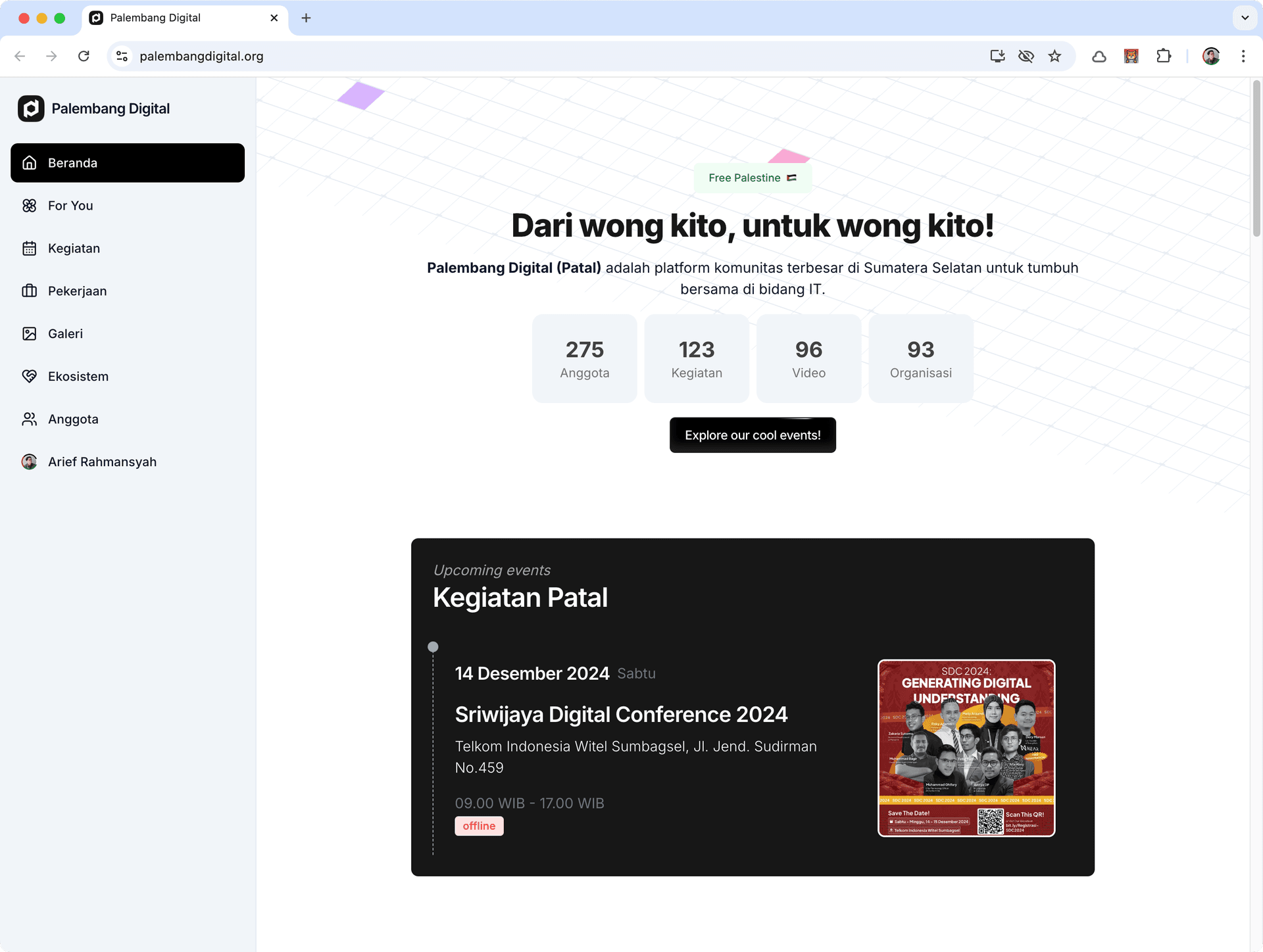 Selamat datang di website Palembang Digital